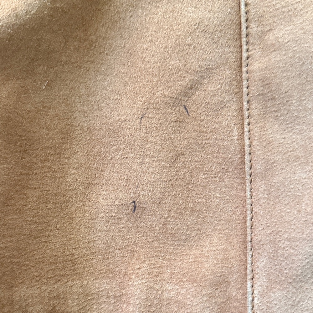 Vintage Bernardo by Nordstrom Suede Camel Tan Leather Jacket - Picture 9 of 10